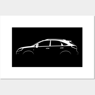 Lexus RX 350 F-Sport (AL10) Silhouette Posters and Art